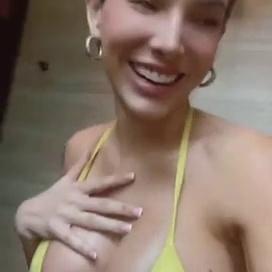 Lyna Perez Shakes Her Tits