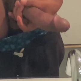 Nitro Strokes His Bbc In A Downtown Apartment Complex Restroom (Instagram Leak)