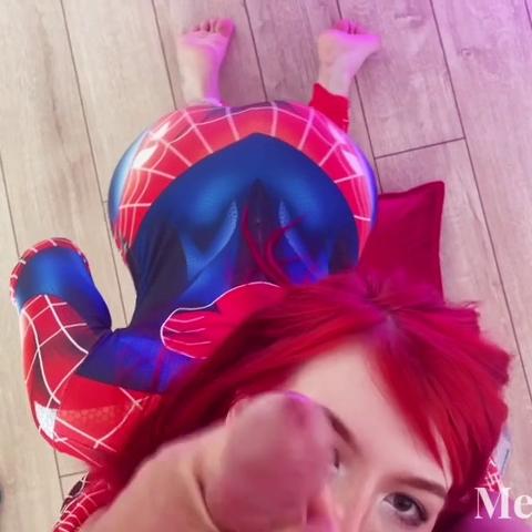 Megaplaygirl Spiderman Mary Jane Pov Spoppy Blowjob