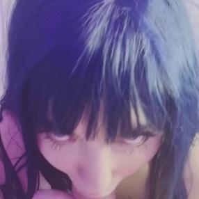 Pawg Goth Cosplay Blowjob