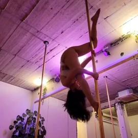 Meowko White Lingerie Pole Dance Patreon Onlyfans Fansly Leak
