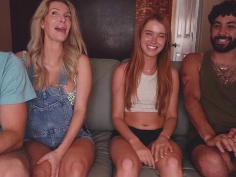 Zoeyy’S First Live Double Team