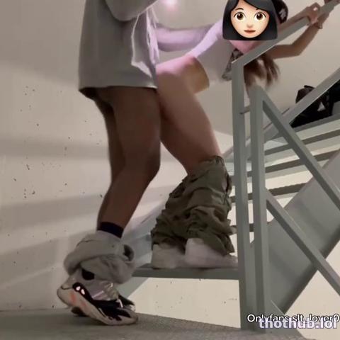 Slt_Lover0 Asian Bbc Korean Petite Gets Fuck On The Stairs