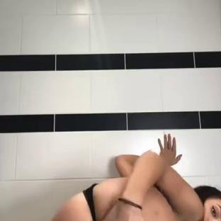 Emily Black Bathroom Strip