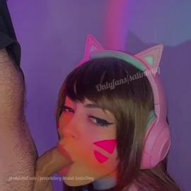 Satinomg Cosplay Blowjob